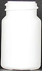 25ml Round White Bottle